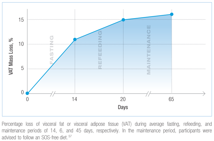 Changes in Visceral Fat Mass Chart