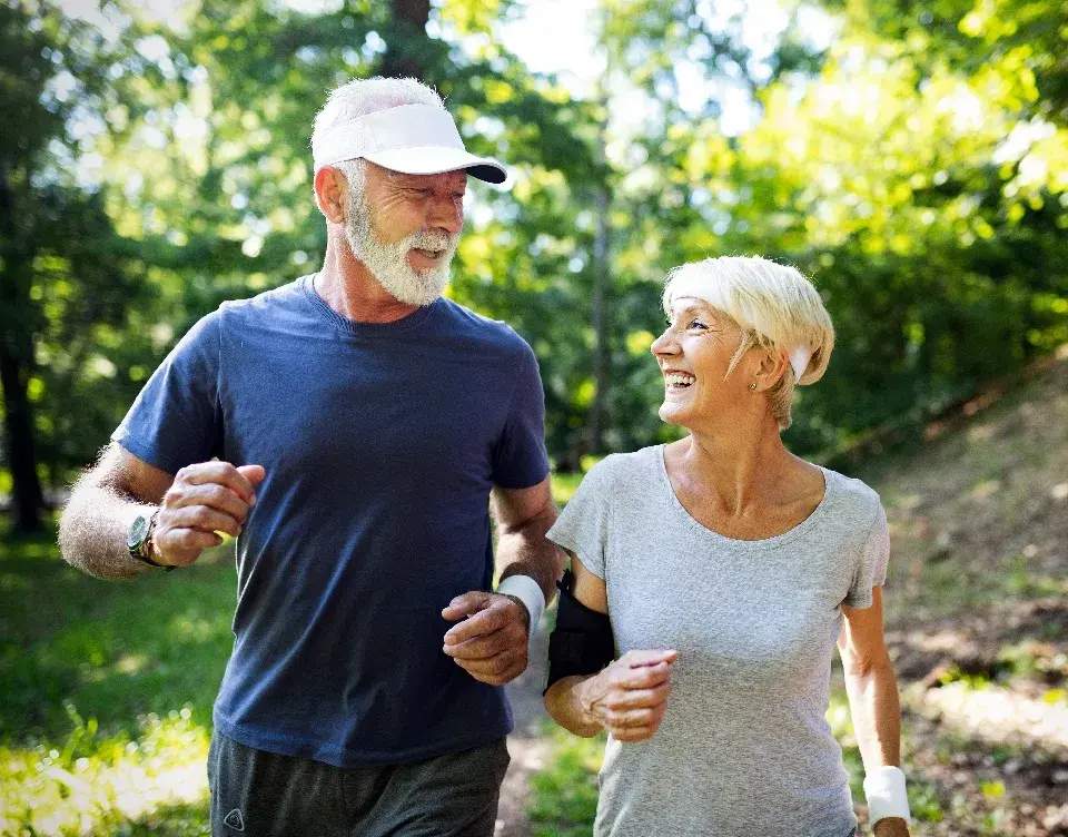 Elderly couple